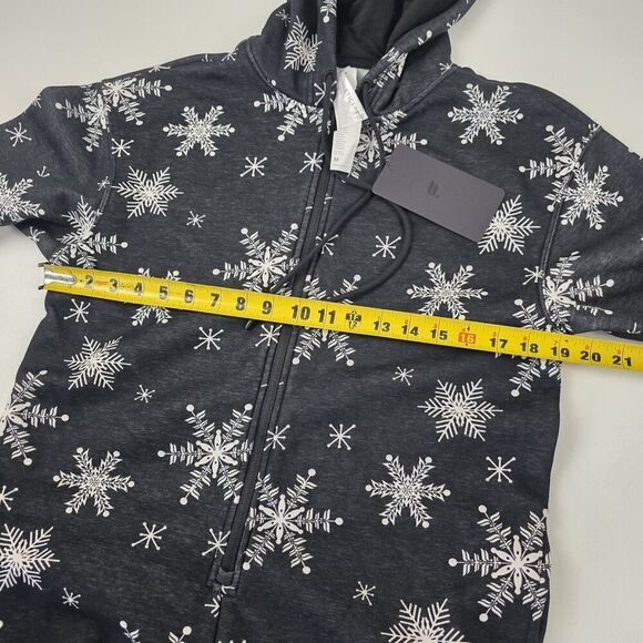 NWT Fabletics Cozy Fleece Faire Isle Nordic Hooded One Piece Medium Men & Women - Picture 4 of 11